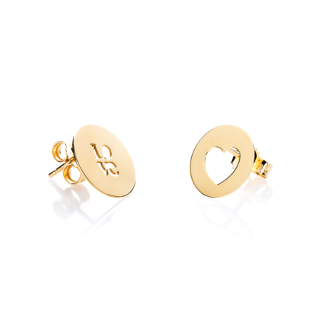 CaterinaB orecchini love 18 kt oro giallo cuore