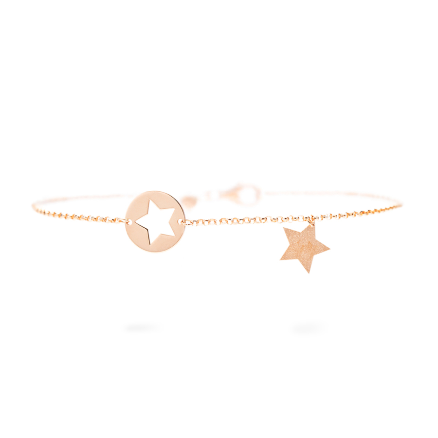 CaterinaB star bracciale oro rosa 18 kt