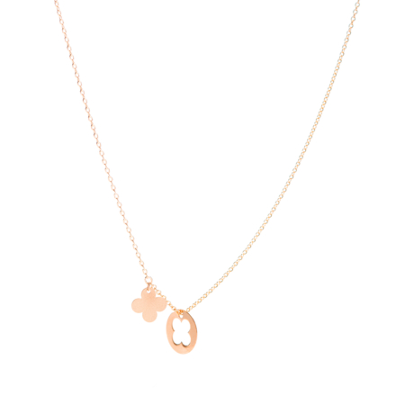 CaterinaB oro rosa 18 kt collana donna bloom