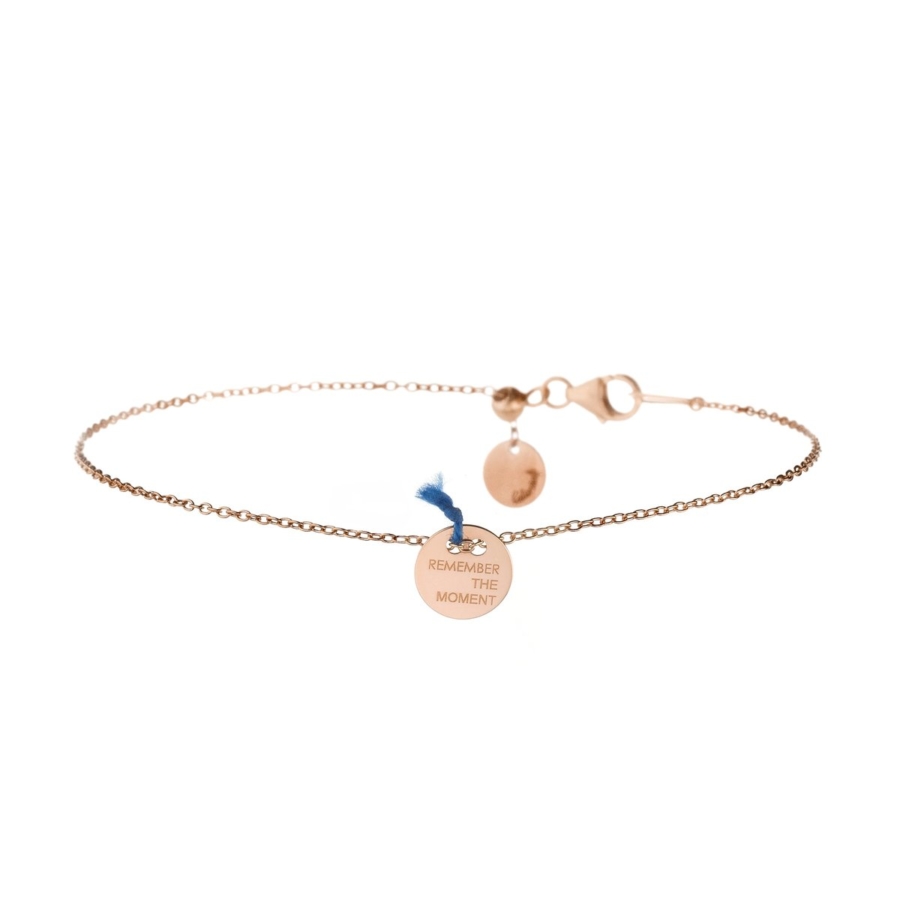 CaterinaB bracciale medaglia remember the moment oro rosa 18 kt donna