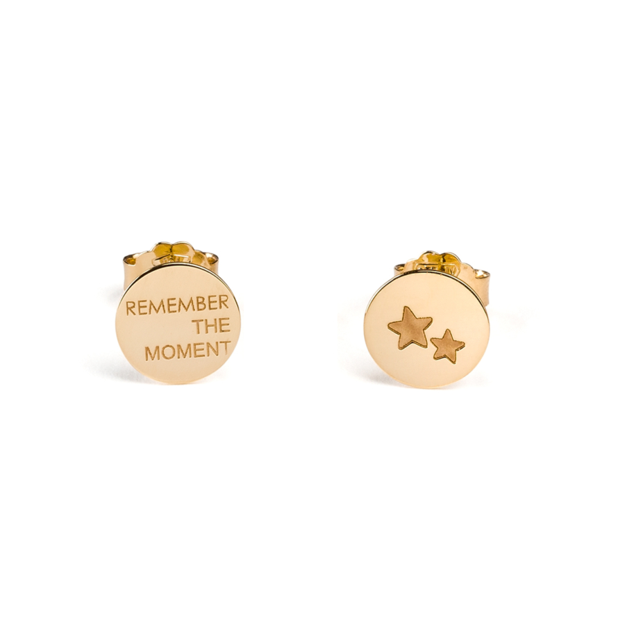 CaterinaB remember the moment star oro giallo 18 kt orecchini