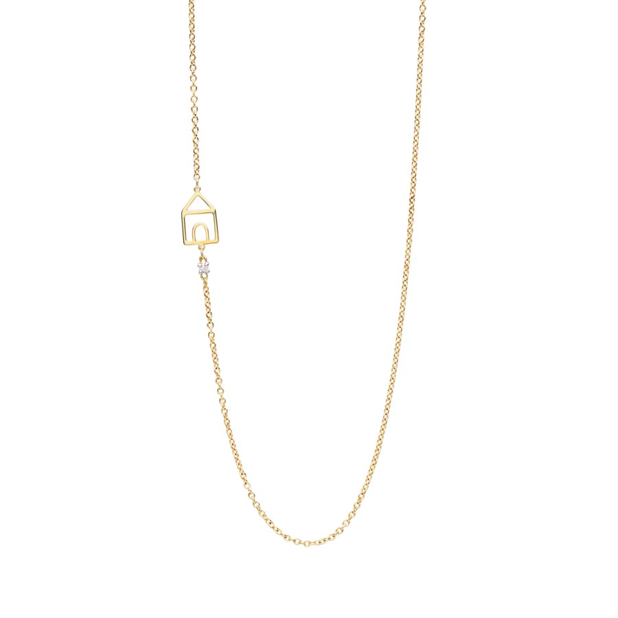 CaterinaB house casa lil oro giallo 18 kt donna diamante