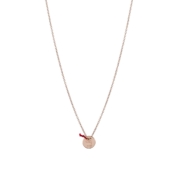 CaterinaB medaglia collana in oro rosa da 18 kt make a wish