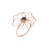 CaterinaB Collezione Flowers Anello Flower Oro Rosa 18 Carati