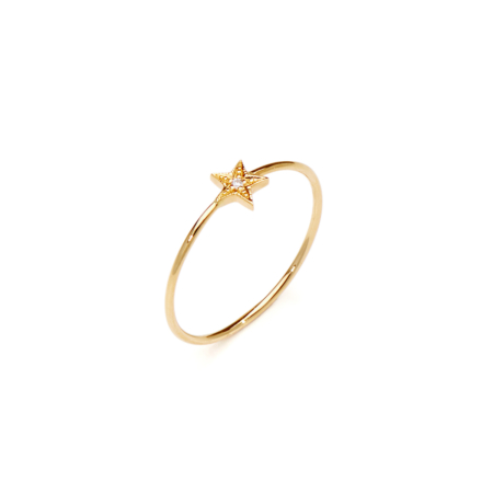 CaterinaB anello star oro giallo 18 kt donna