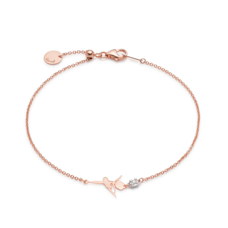 Pink Gold Sliding Pirouette Bracelet