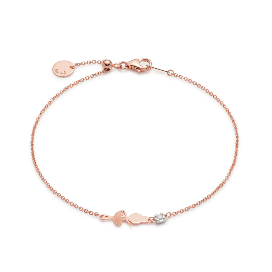 Pink Gold Sliding Dance Bracelet