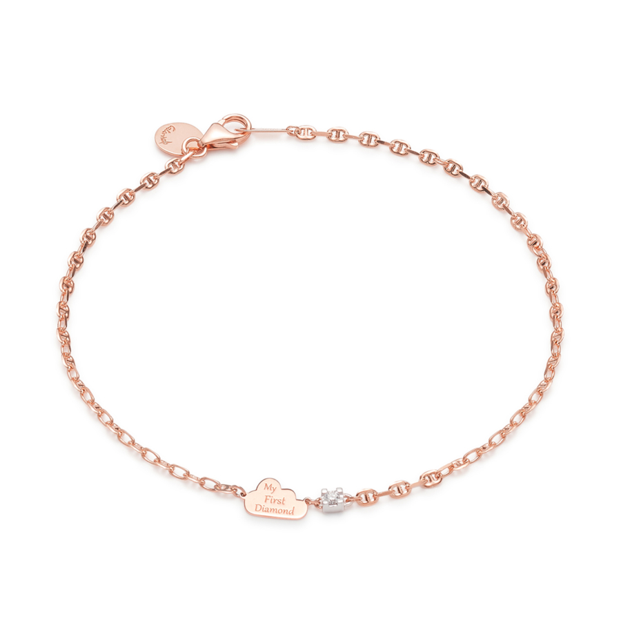 Bracelet Pink Gold Clouds