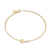 Gold Tutu Ballerina Bracelet