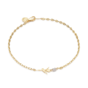 Gold Sweet Pirouette Ballerina Bracelet