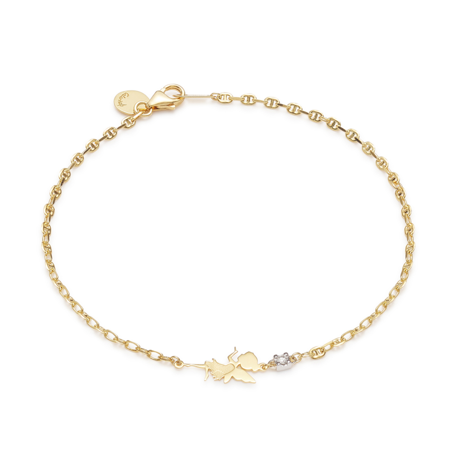 Gold Tinkerbell Bracelet