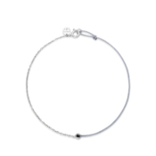 Bracelet Man White Gold La Palette Homme Gray