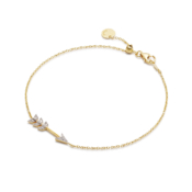 CaterinaB Bracciale Arrow 18 Carati Oui Diamonds Oro