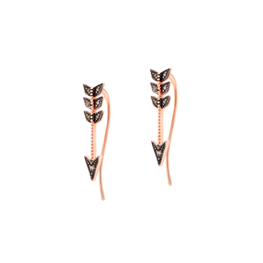 CaterinaB Orecchini Arrows. Oui Diamonds 18 Carati Con Diamanti