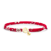 CaterinaB Bracciale 18 Carati Gold Liberty Women Iniziale Red