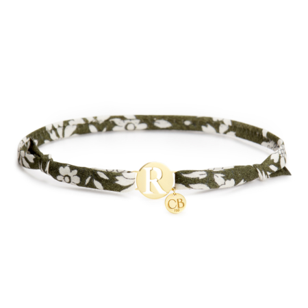 green-initial-bracelet