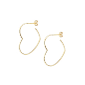 CaterinaB Feelings Big earrings 18K gold jewels