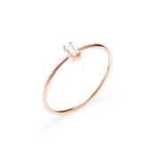 Anello Solitaire slim edition oro rosa CaterinaB